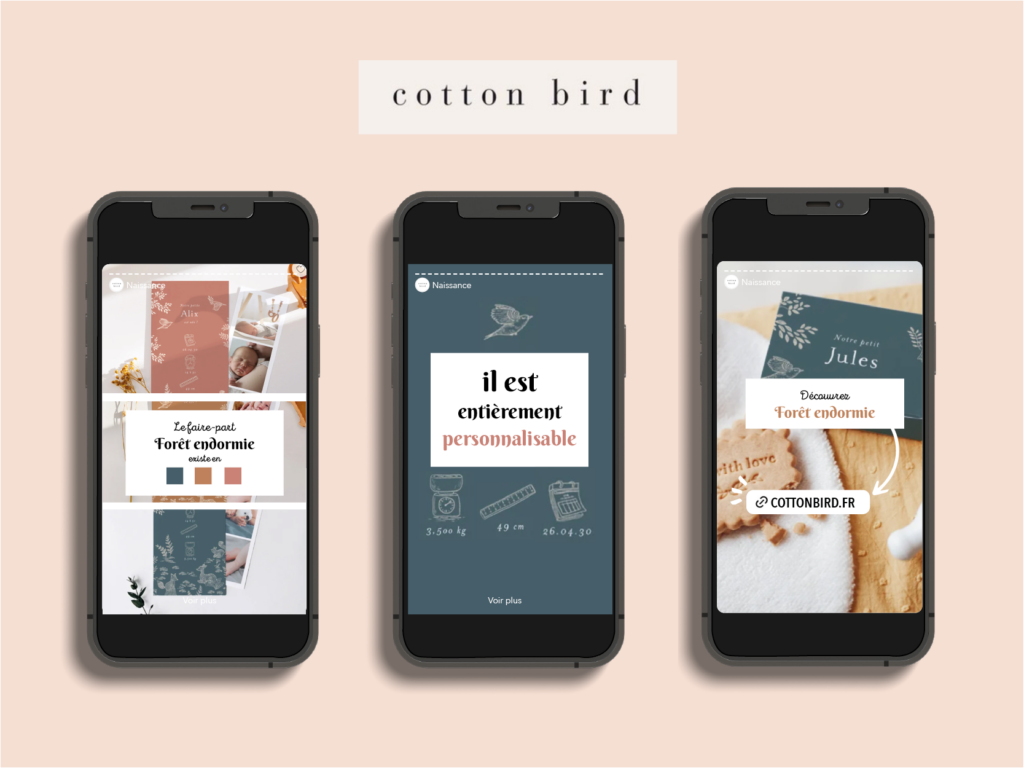 Cotton Bird - Story Instagram